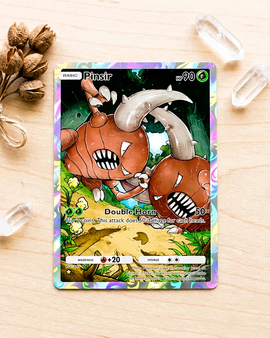 TCG Carte physique personnalisée de poche | Pinsir A1-229 – Sommet Génétique