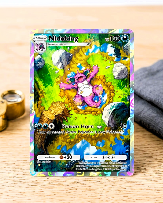 Carte personnalisée physique TCG Pocket | Nidoking A1-241 – Sommet Génétique