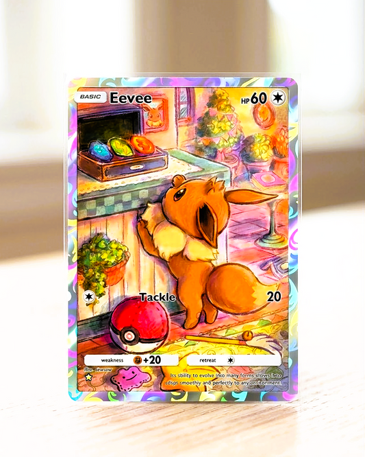 Carte physique personnalisée TCG de poche | Évoli A1-248 – Sommet Génétique