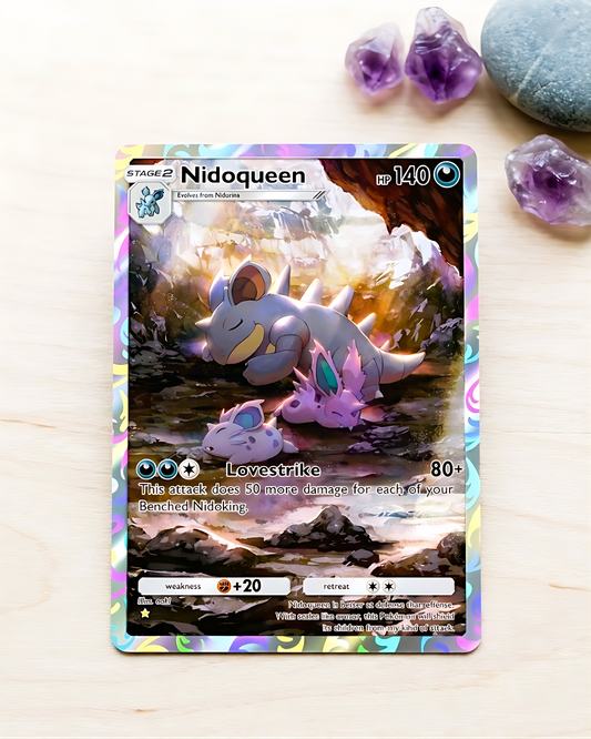 Carte personnalisée physique TCG de poche | Nidoqueen A1-240 – Sommet génétique
