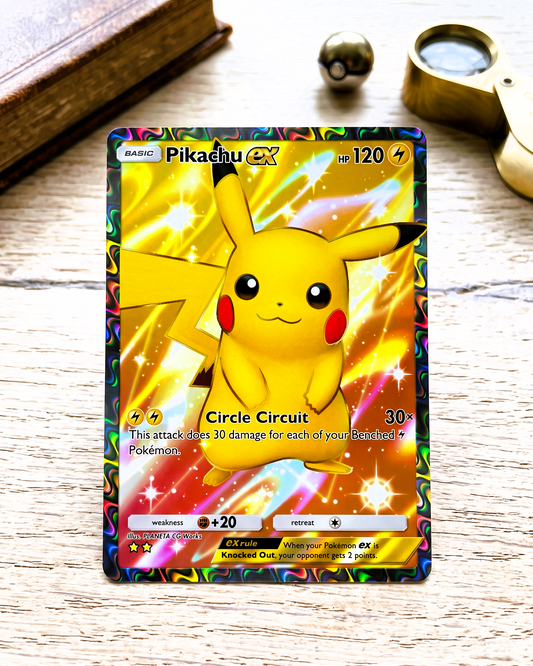Carte personnalisée physique TCG Pocket | Pikachu EX Full Art A1-259 – Genetic Apex