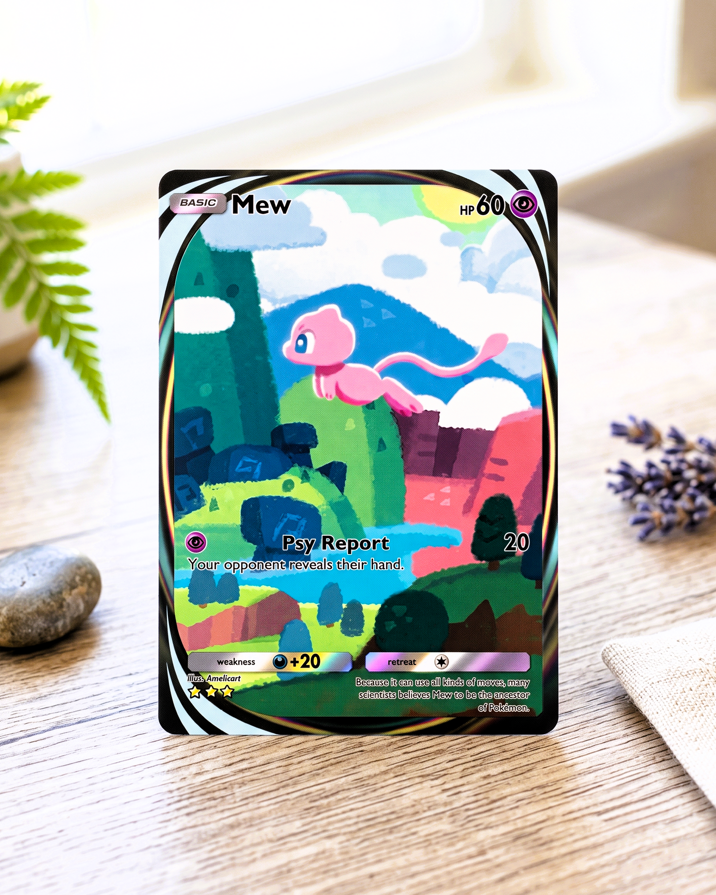TCG Pocket Physical Custom Card | Mew EX Immersive A1-283 – Genetic Apex