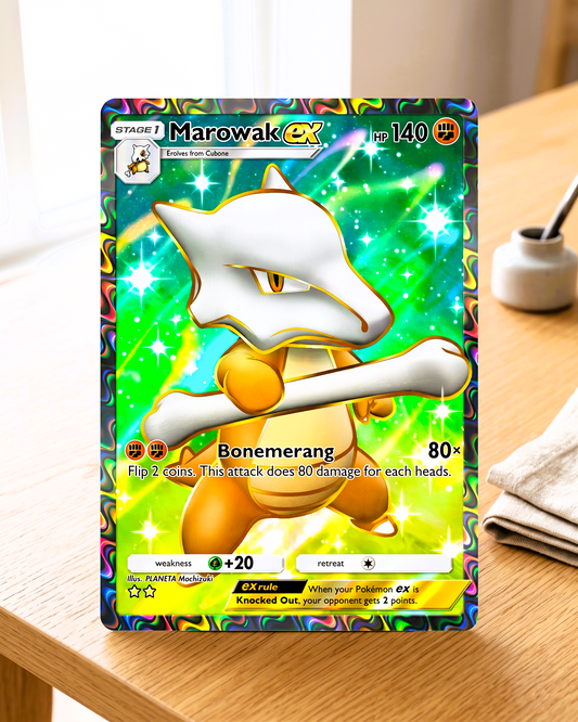 TCG Pocket Physical Custom Card | Marowak EX Full Art A1-264 – Genetic Apex