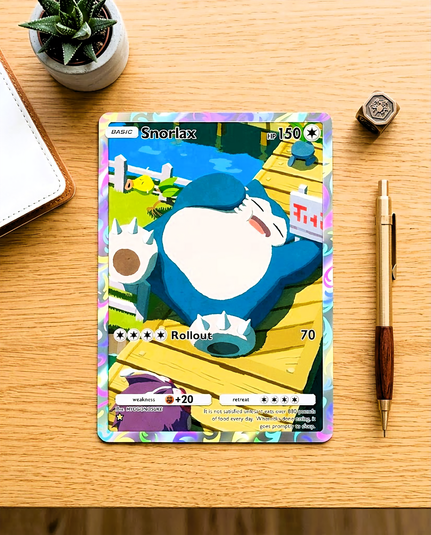 Carte personnalisée physique TCG de poche | Ronflex A1-250 – Genetic Apex