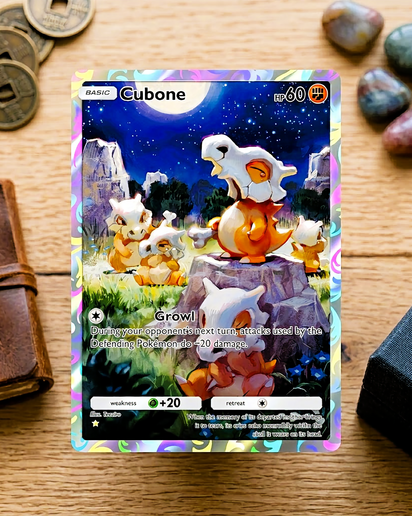 TCG Pocket Physische Custom-Karte | Cubone A1-239 – Genetic Apex