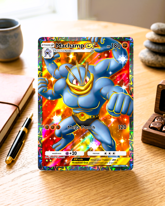 TCG Pocket Physical Custom Card | Machamp EX Full Art A1-263 – Genetic Apex