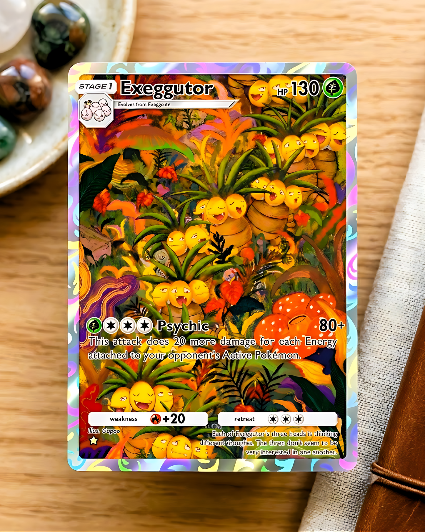 TCG Pocket Physical Custom Card | Exeggutor A1a-069 – Mythical Island