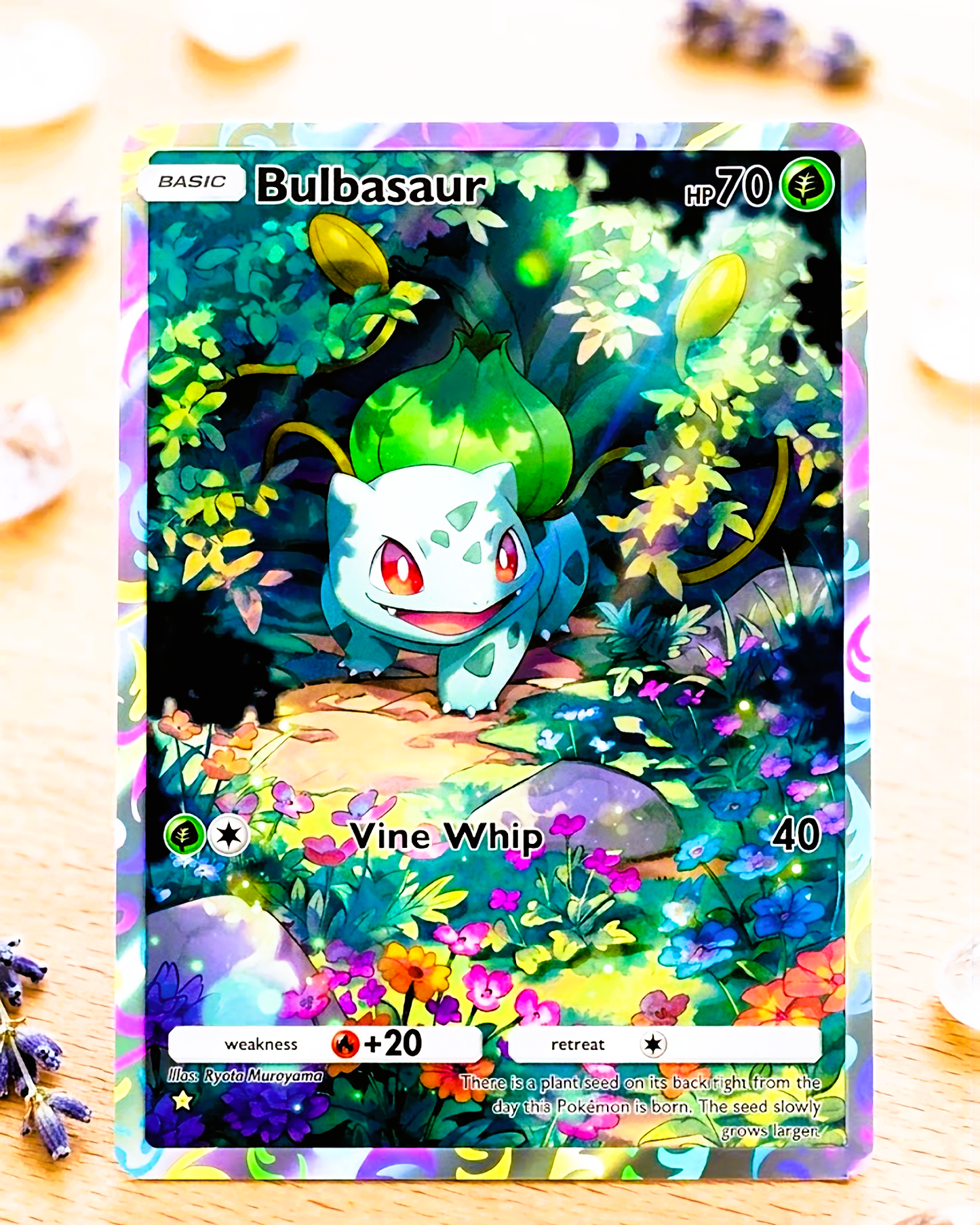 TCG Carte Physique Personnalisée Bulbasaur A1-227 – Apex Génétique