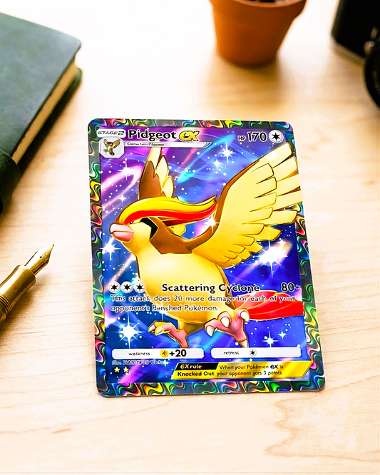 TCG Pocket Physical Custom Card | Pideot EX Full Art A1a-079 – Mythical Island