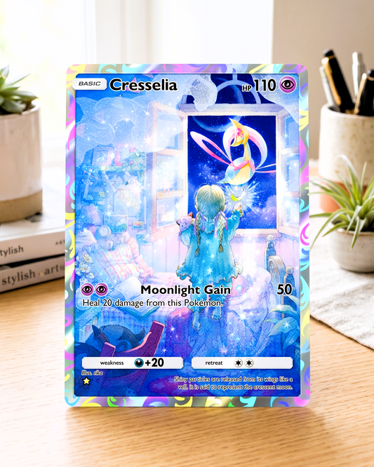 TCG Pocket Physical Custom Card | Cresselia A2-168 – Space-Time Smackdown