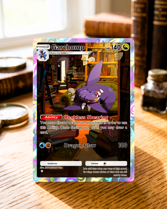 TCG Pocket Physical Custom Card | Garchomp A2-175 – Space-Time Smackdown