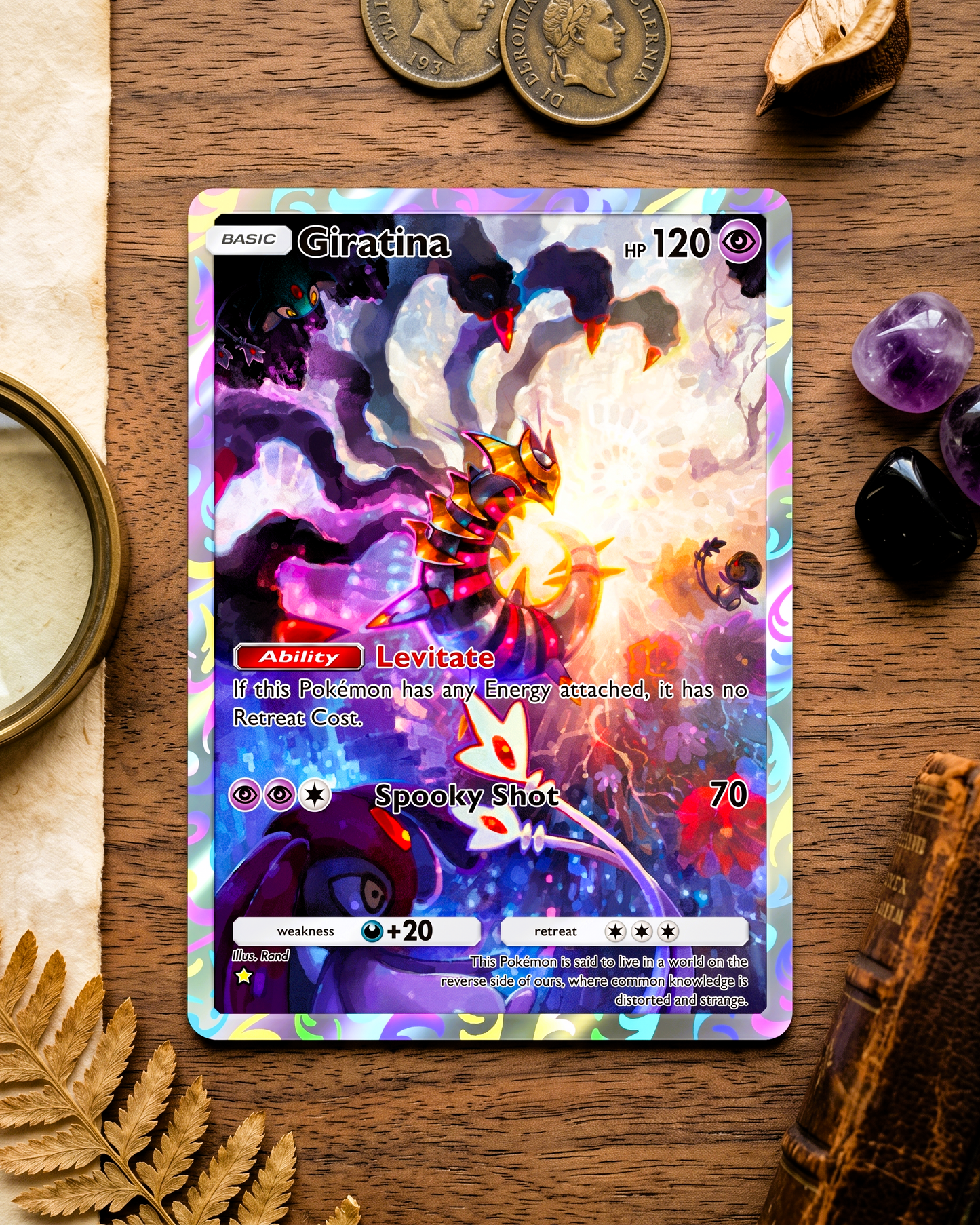 TCG Pocket Physical Custom Card | Mesprit A2-167 – Space-Time Smackdown