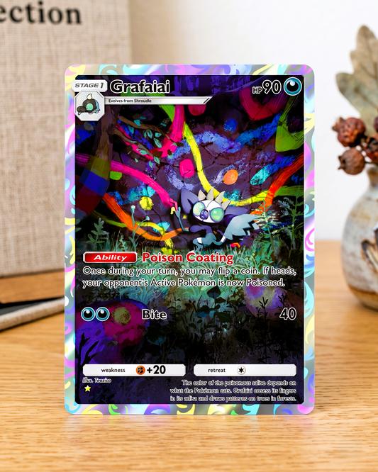 TCG Pocket Physical Custom Card | Grafaiai A2b-076 – A2b-Shining Revelry