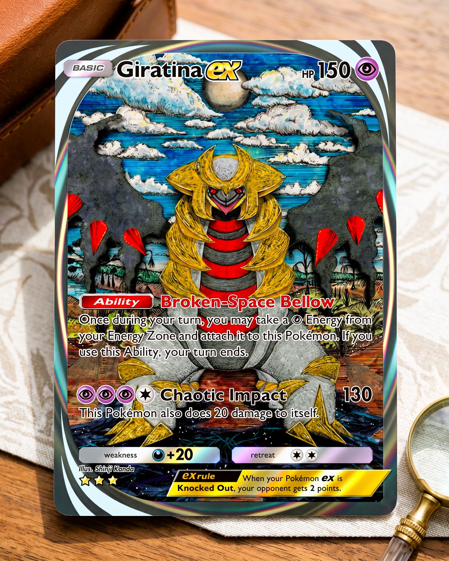 TCG Pocket Physical Custom Card | Giratina EX Immersive A2b-096 – A2b-Shining Revelry