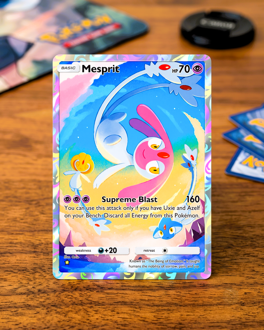 TCG Pocket Physical Custom Card | Mesprit A2-166 – Space-Time Smackdown