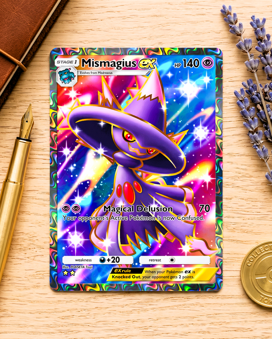 TCG Pocket Physical Custom Card | Mismagius EX A2-184 – Space-Time Smackdown