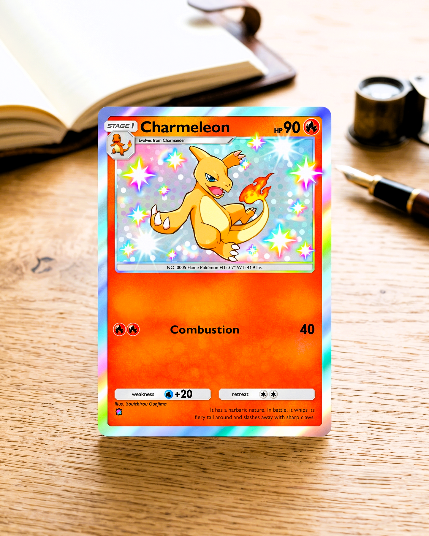 TCG Pocket Physical Custom Card | Charmeleon Shiny A2b-100 – A2b-Shining Revelry