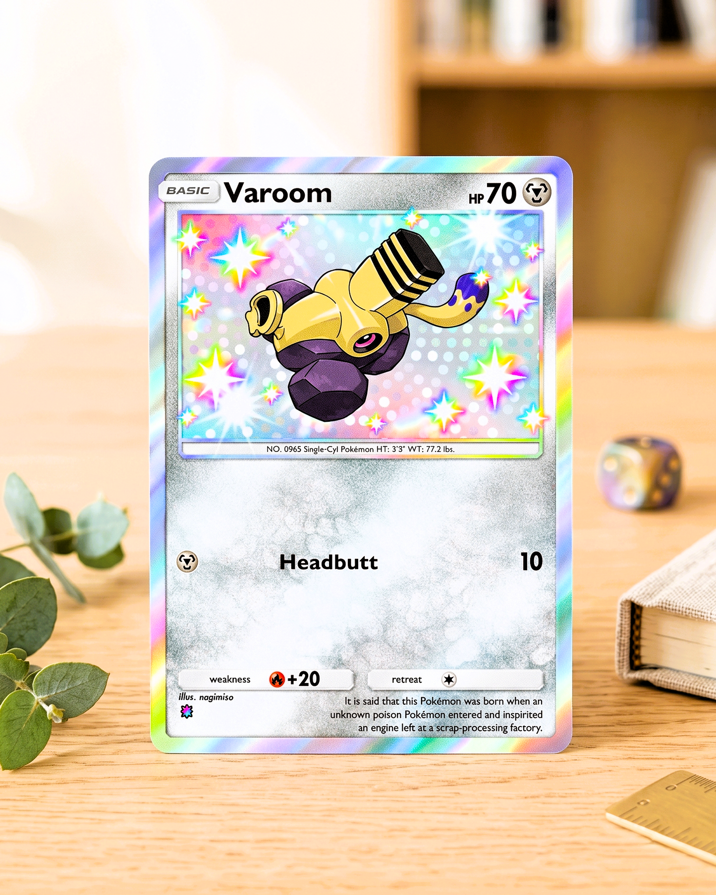 TCG Pocket Physical Custom Card | Varoom Shiny A2b-105 – A2b-Shining Revelry
