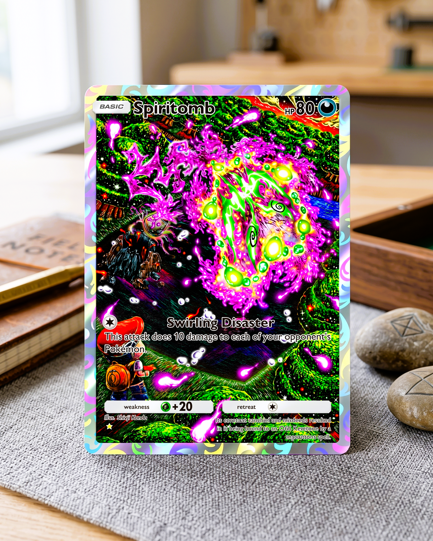 TCG Pocket Physical Custom Card | Spiritomb A2-172 – Space-Time Smackdown