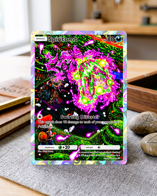 TCG Pocket Physical Custom Card | Spiritomb A2-172 – Space-Time Smackdown