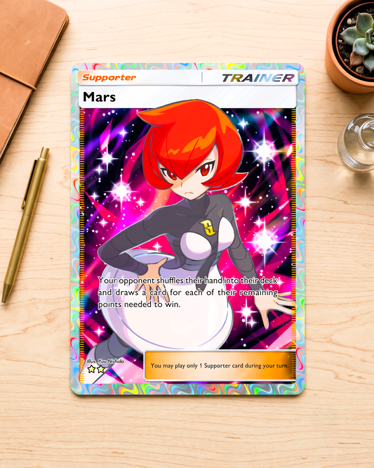 Carte personnalisée physique JCC de poche | Dresseur Mars A2-195 – Cataclysme Espace-Temps